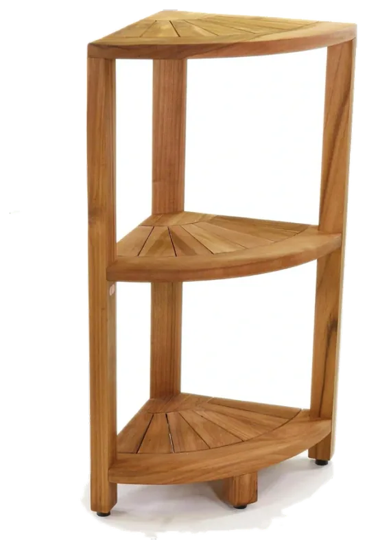 AquaTeak Kai-Petite 12-Inch Teak Corner Stand
