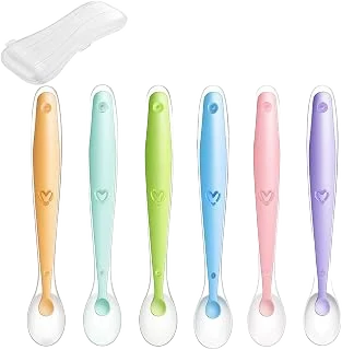 PandaEar Silicone Soft-Tip Baby Training Spoons