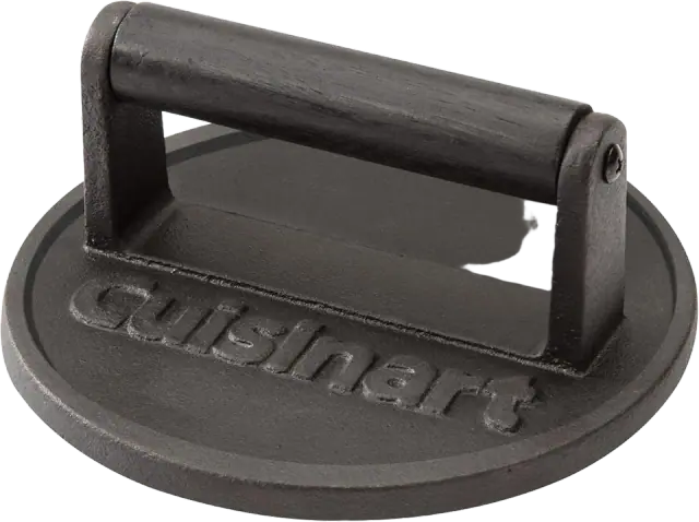 Cuisinart 6.5 in Cast Iron Smashed Burger Press