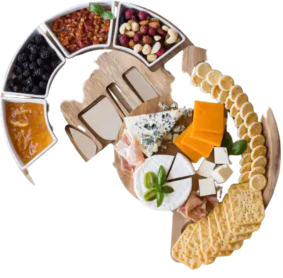 ChefSofi Charcuterie Board Set with Cheese Knives