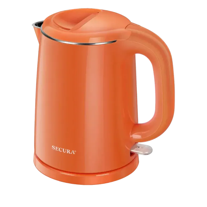 Secura SWK-1001DO / HB-K012 Electric Kettle — Orange, 1 L