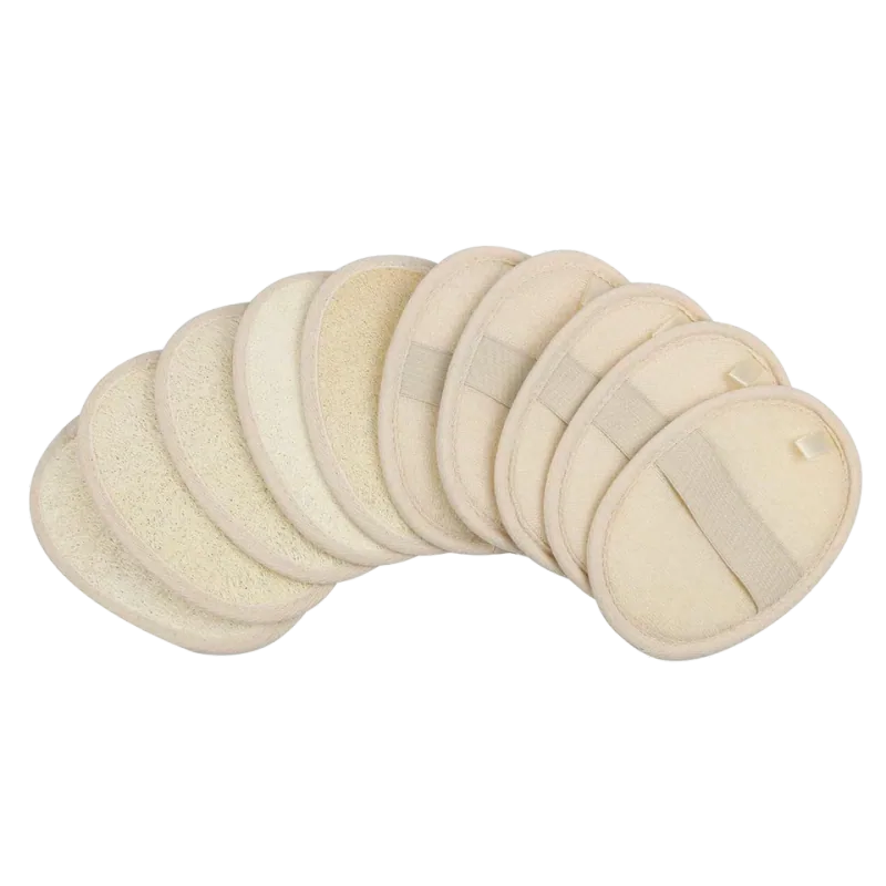 Mooerca Natural Luffa Exfoliating Pads