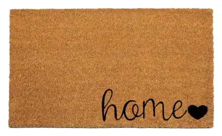 PLUS Haven Natural Coir Doormat — 17.5 × 30 in