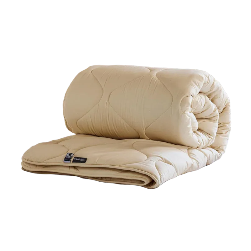 WOOLROOM Deluxe Machine Washable Comforter (British Wool Duvet Insert)