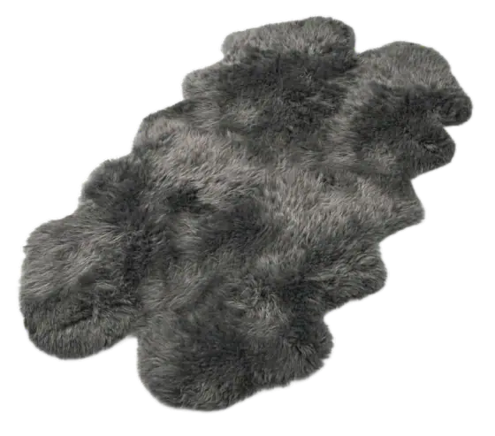 Natural Sheepskin Wool Area Rug