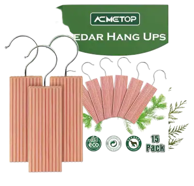 Homode Aromatic Red Cedar Blocks and Hangers