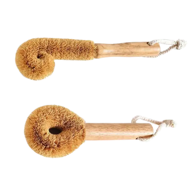 BIEAEIA Coconut Fibre Bottle Brush with Wood Body