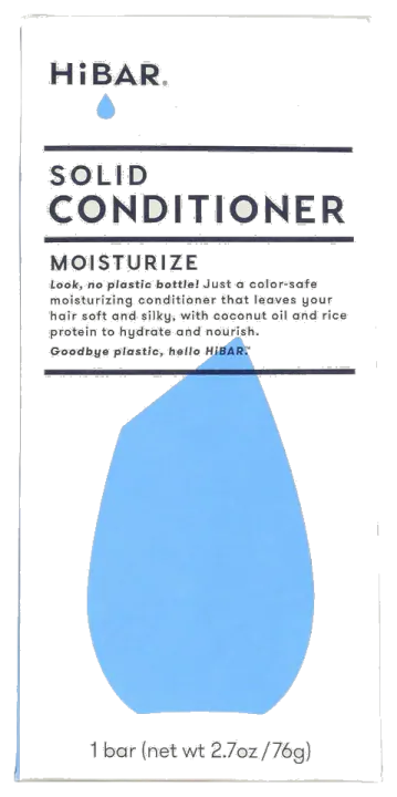 HiBAR Moisturize Conditioner Bar for Dry, Frizzy Hair
