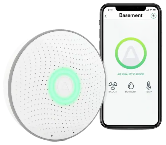 Airthings Wave Radon 2950 Detector — 2nd Generation