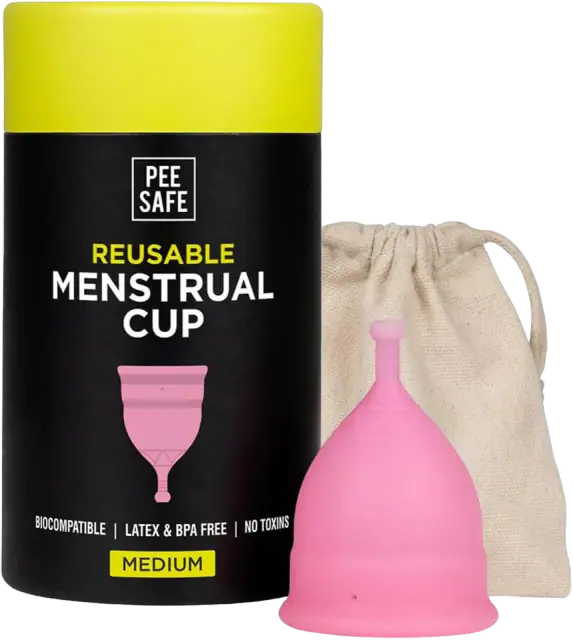 Pee Safe Reusable Menstrual Cup, Medium