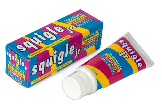 Squigle Jr Raspberry Toothpaste, 3.4 oz