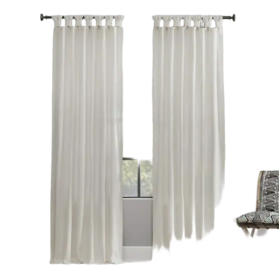 Archaeo Washed 100% Cotton Twist Tab Curtain, 52 x 95