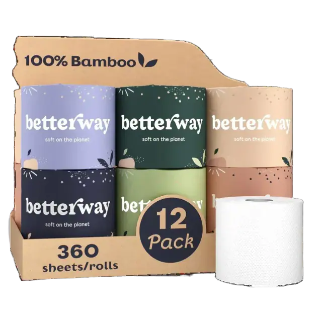 Betterway Bamboo Toilet Paper 3 Ply