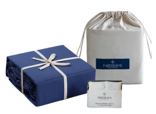 Fabdreams Organic Cotton Percale Sheet Set