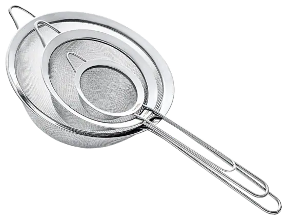 Proto Future Stainless Steel Fine-Mesh Strainer Set (3 Pieces)