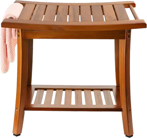 Utoplike Teak Shower Bench with Handles