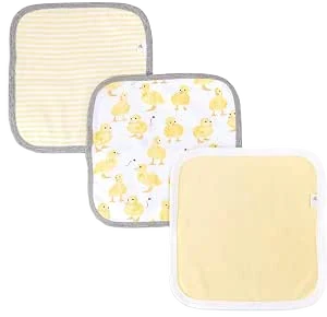 Burt's Bees Baby Infant Washcloths, 100% Organic Cotton (3-Pack)
