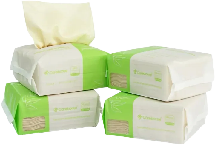 Careboree Unbleached Dry Wipes (Rayon from Bamboo Baby Wipes)