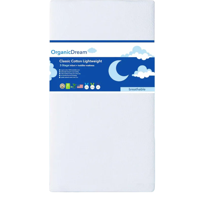 ORGANICDREAM Crib Mattress + Toddler Bed