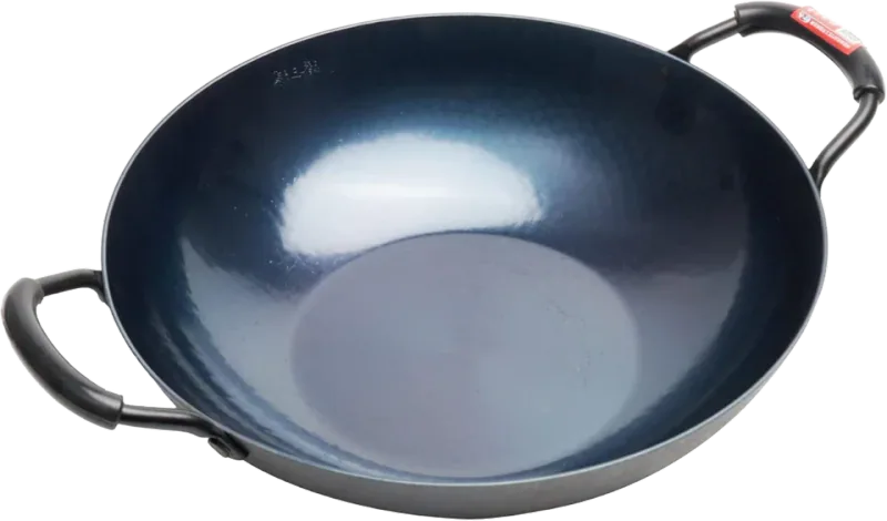 ZhenSanHuan Hand-Hammered Carbon Steel Wok (32cm)