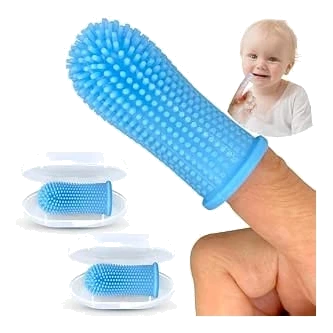 Itsy Bitsy People Silicone Finger Toothbrushes — 2 Pack