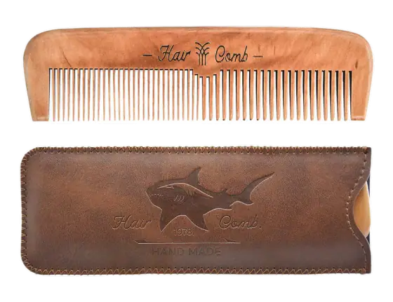 Beard Power Menesia Wooden Hair and Beard Comb