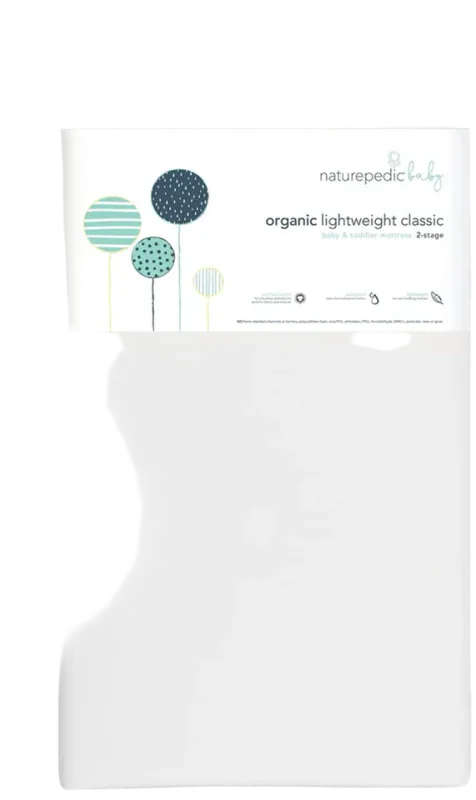 Naturepedic Lightweight Organic 2-Stage Crib Mattress