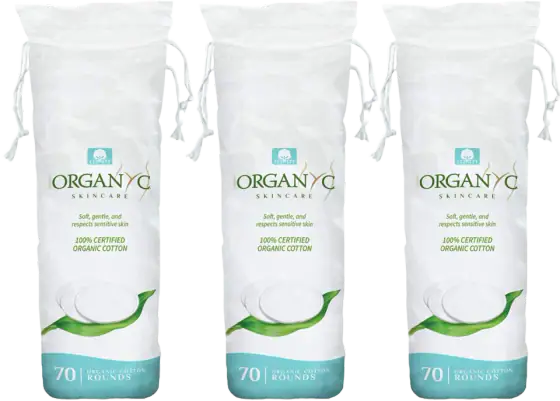 Organyc 100% Organic Cotton Rounds, Biodegradable