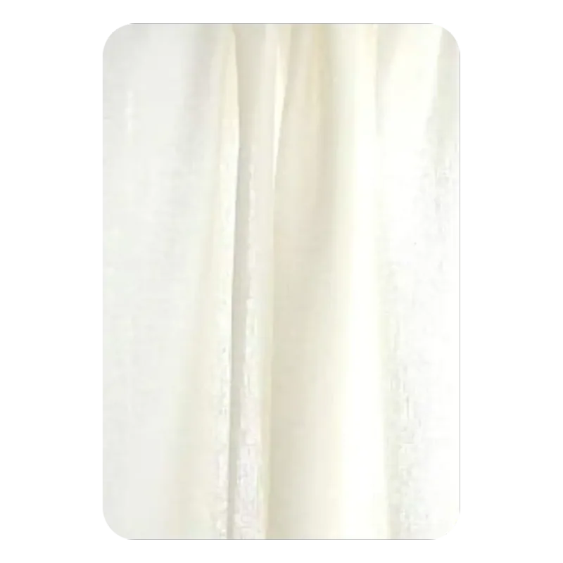 Solino Home Ivory Linen Curtain, 52 x 96