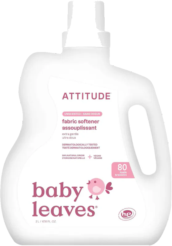 ATTITUDE Unscented Baby Fabric Softener