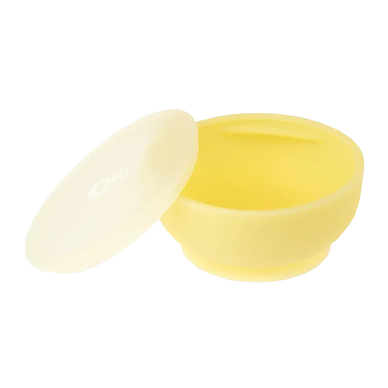 Olababy Silicone Suction Bowl with Silicone Lid