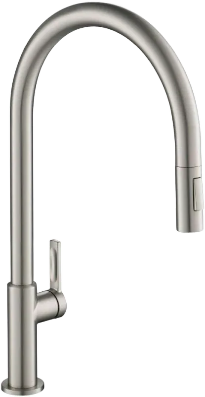 KRAUS Oletto High-Arc Tall Pull-Down Kitchen Faucet, Spot Free Stainless Steel