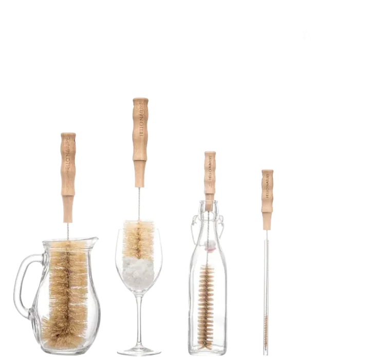 HELLO NATURE Bamboo Bottle Brush Kit