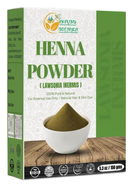 Herbs Botanica Pure Henna Powder (150 g)