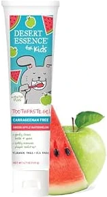 Desert Essence Kids Green Apple Watermelon Toothpaste, 4.7 oz