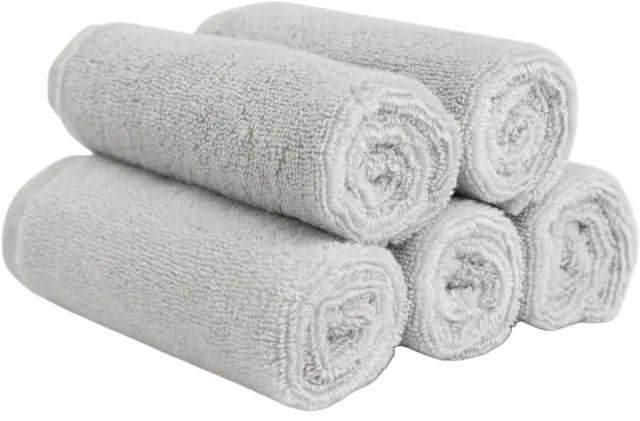 Natemia Organic Baby Washcloths, 100% Organic Cotton (5-Pack)