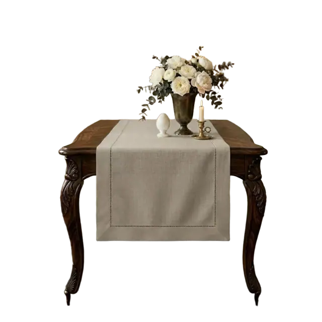 D'Moksha Homes D'Moksha 100% Pure Linen Table Runner
