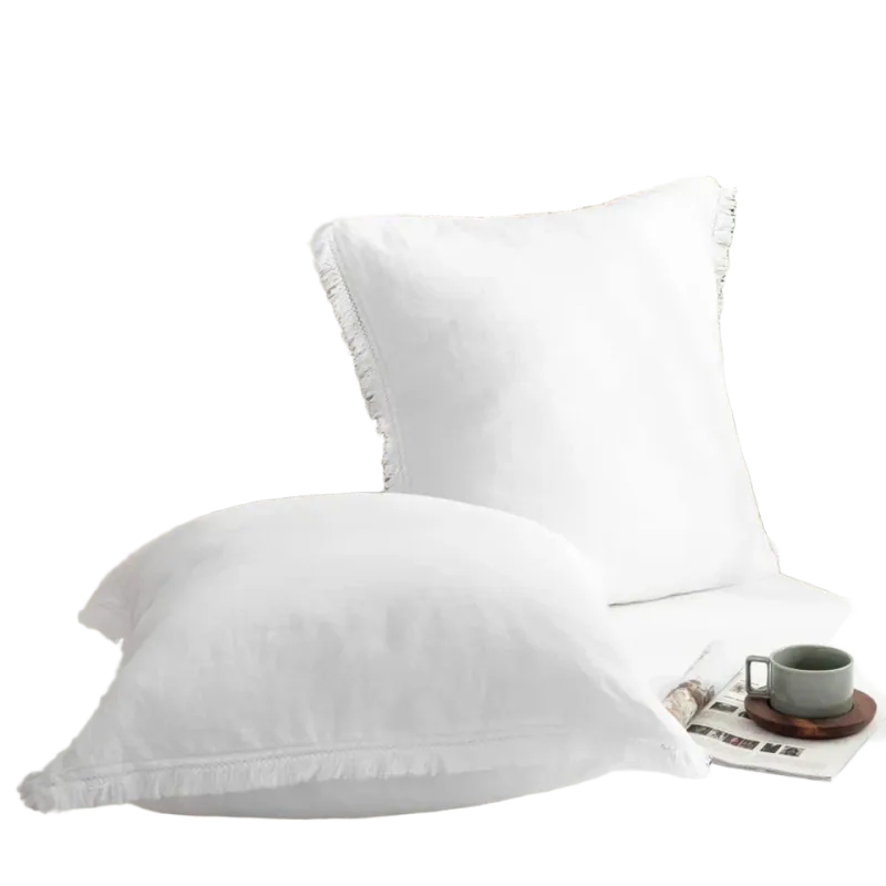 Simple&Opulence 100% Linen Euro Sham Covers