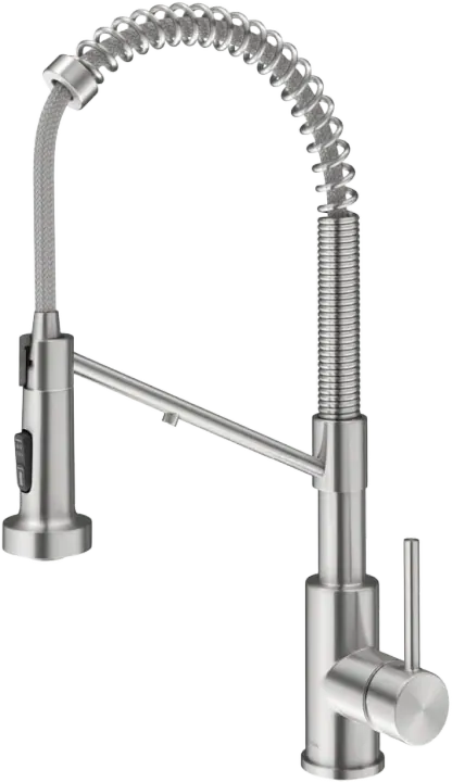 KRAUS Bolden 2-in-1 Commercial Pull-Down Water Filter Kitchen Faucet