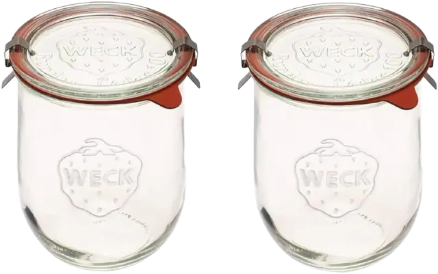 Weck Tulip Jars 1L (6-pack)