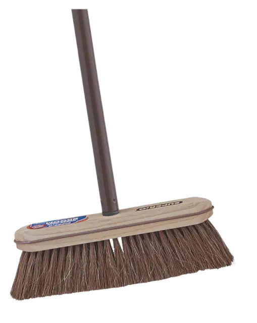 Superio Horsehair Broom, Metal-Stemmed