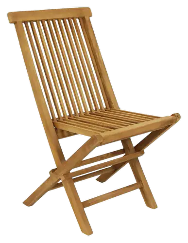 Sunnydaze Hyannis Solid Teak Folding Chair