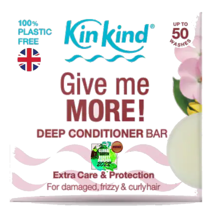 KinKind Give me MORE! Deep Conditioner Bar. Bar Conditioner for Hair