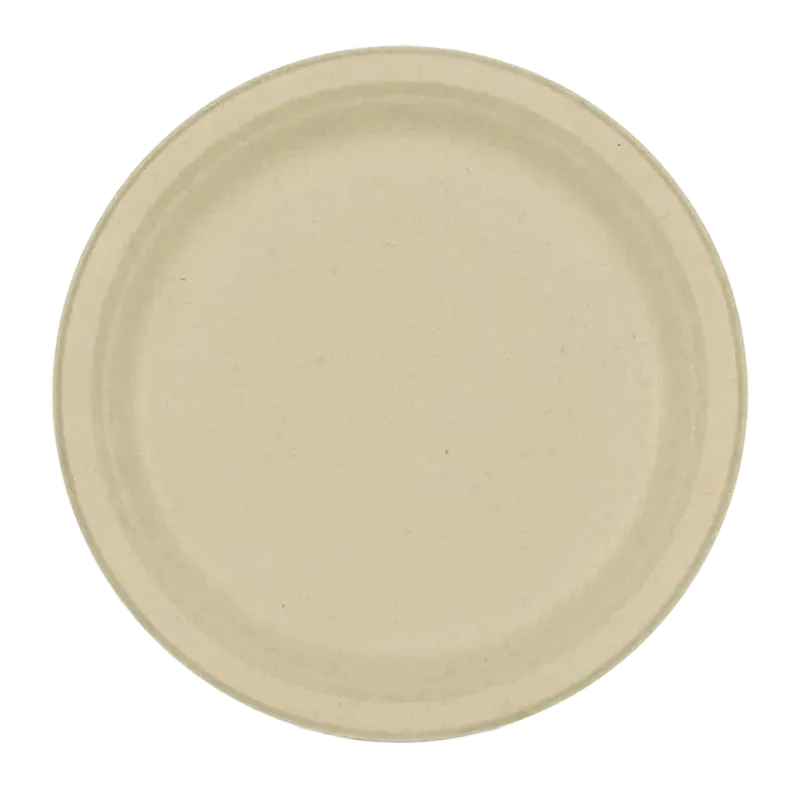 Tellus Classic 6-Inch Plant-Fiber Plates, 125 Count