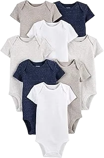 Simple Joys by Carter’s Cotton Bodysuits — 8-Pack, 0–3M