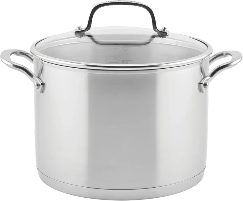 KitchenAid 3-Ply Base Stainless Stockpot (8 qt)