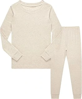 Family Feeling Cotton Pajama Set — Apricot, Size 6