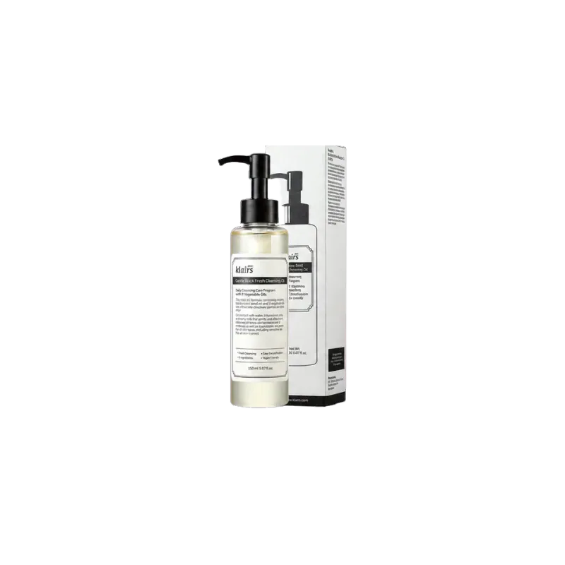 Dear, Klairs Gentle Black Fresh Cleansing Oil, 5.07 Ounce