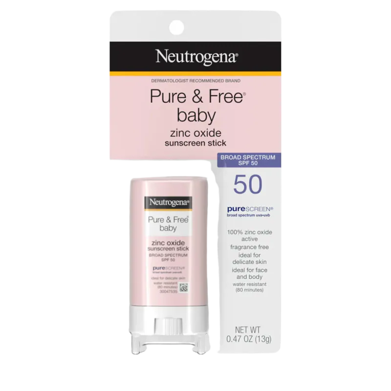 Neutrogena Pure & Free Baby Mineral Sunscreen Stick SPF 50+