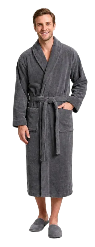 Plush Necessities Pure Bliss Organic Cotton Terry Bathrobe